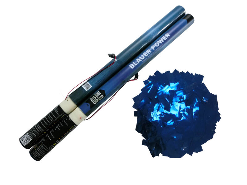 Jetzt Blauer Power 80cm elektrisch (Black Label) Metallicflitter dunkel-blau ab 1.91€ bestellen