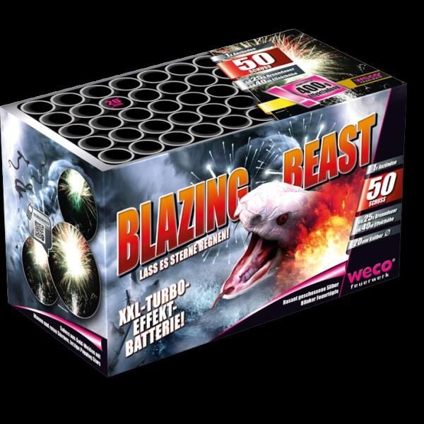 Jetzt Blazing Beast 50-Schuss-Feuerwerk-Batterie ab 33.14€ bestellen