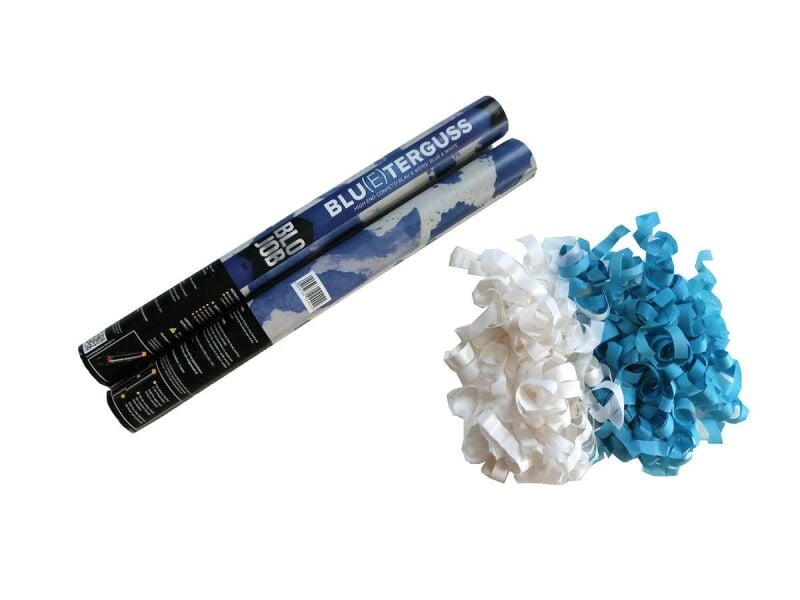 Jetzt Blu(e)terguss 50cm Papierflitter blau-weiß ab 3.59€ bestellen