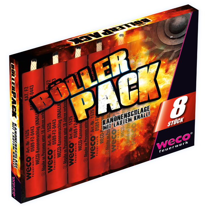 Jetzt Böller Pack 8-fach Kanonenschläge ab 4.24€ bestellen