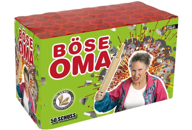 Jetzt Böse Oma 50-Schuss-Feuerwerk-Batterie ab 15.99€ bestellen