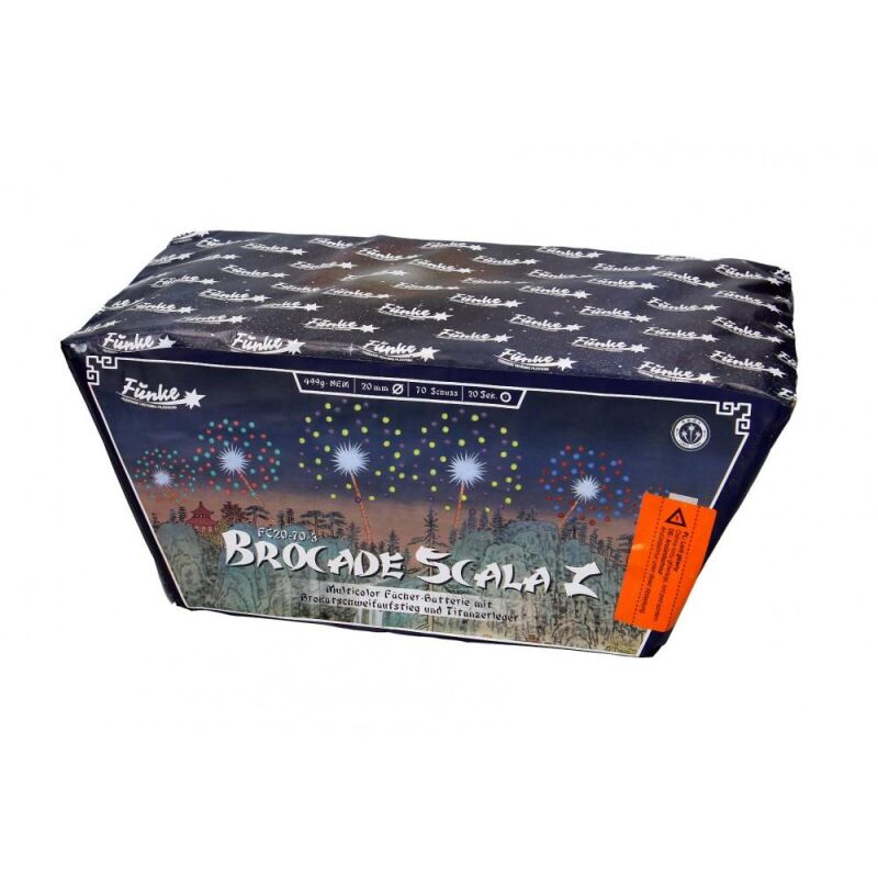 Jetzt Brocade Scala Z 70-Schuss-Feuerwerk-Batterie ab 36.99€ bestellen