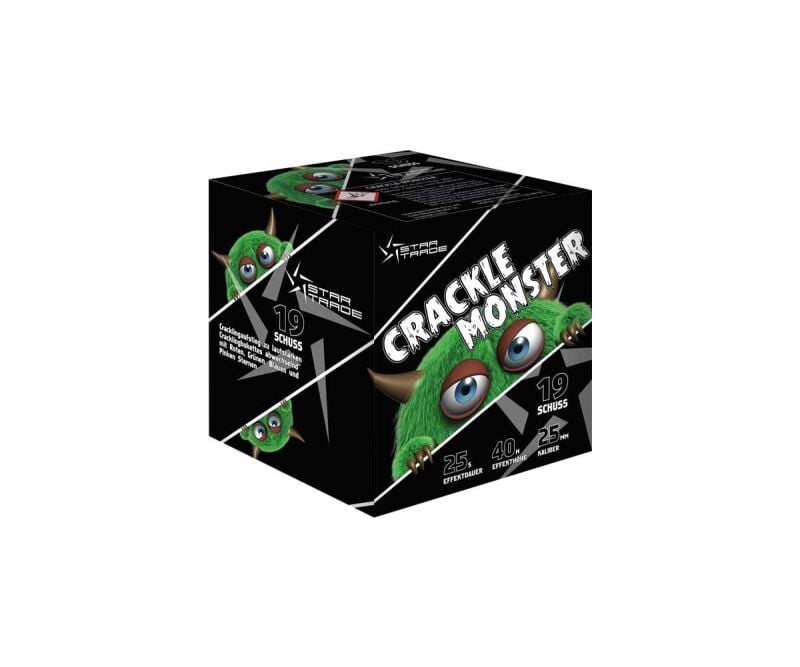 Jetzt Crackle Monster 19-Schuss-Feuerwerk-Batterie ab 13.59€ bestellen