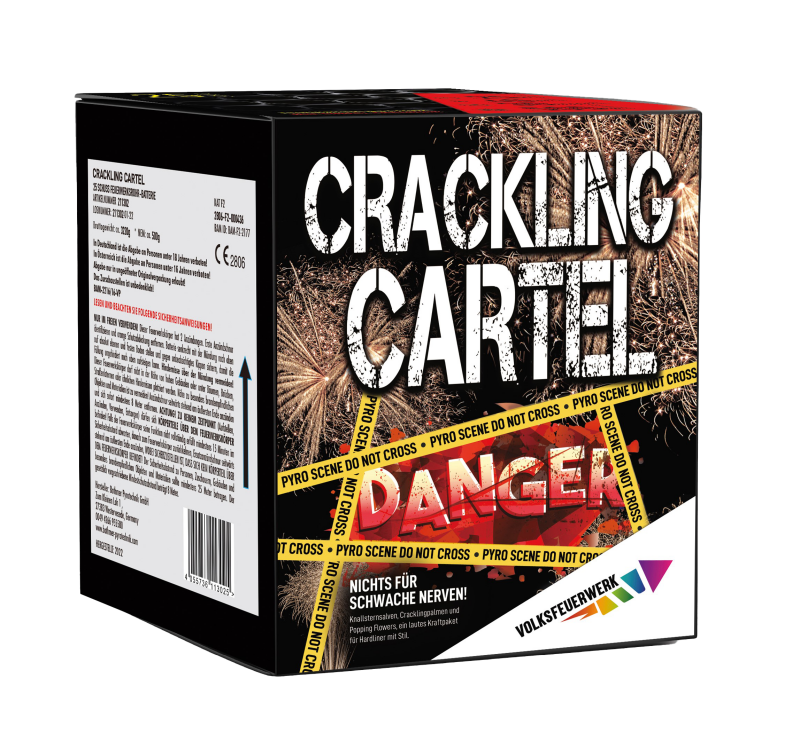 Jetzt Crackling Cartel 25-Schuss-Feuerwerk-Batterie ab 29.99€ bestellen