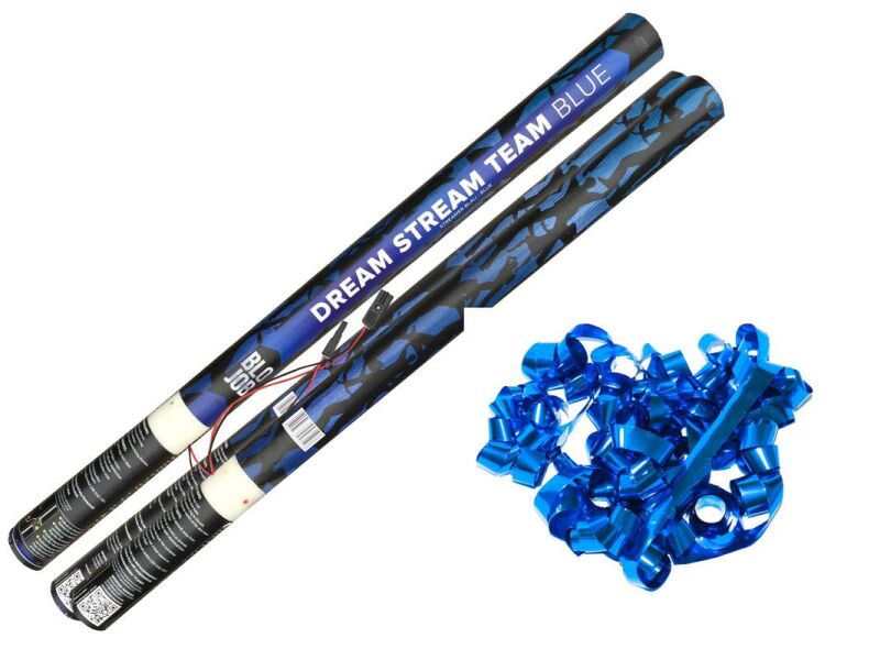 Jetzt Dream Stream Team Blue 80cm elektrisch Metallicstreamer blau ab 2.11€ bestellen