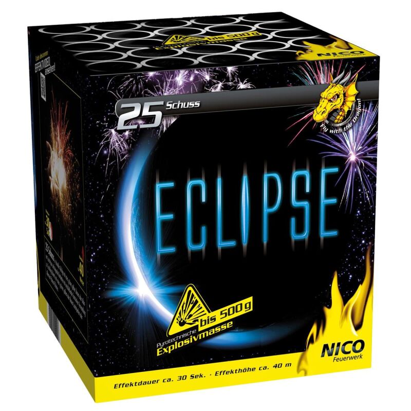 Jetzt Eclipse 25-Schuss-Feuerwerk-Batterie ab 19.54€ bestellen