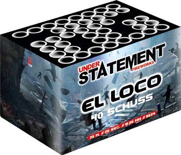 Jetzt El Loco 40-Schuss-Feuerwerk-Batterie ab 30.59€ bestellen