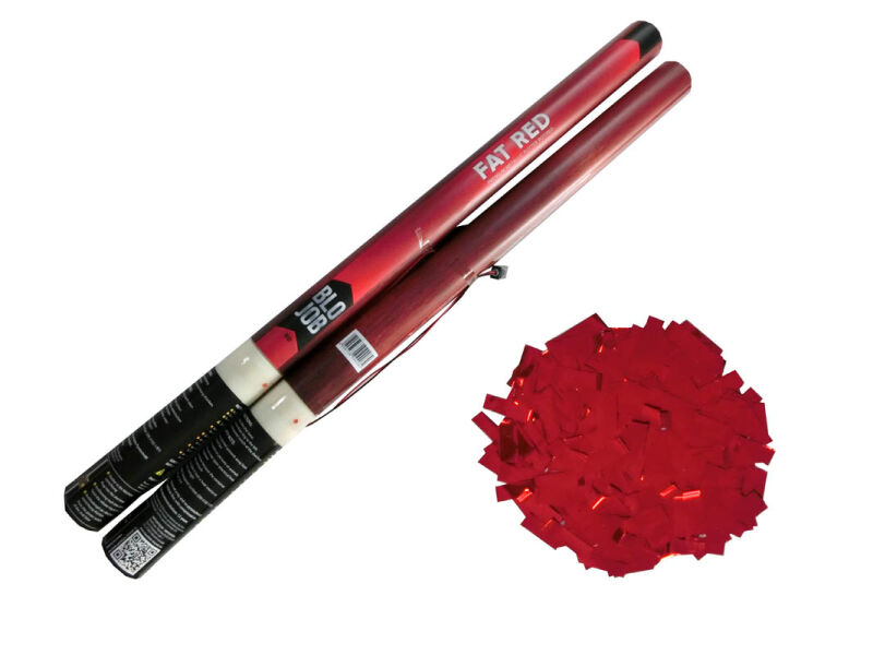 Jetzt Fat Red 80cm elektrisch Metallicflitter dunkel-rot ab 1.91€ bestellen