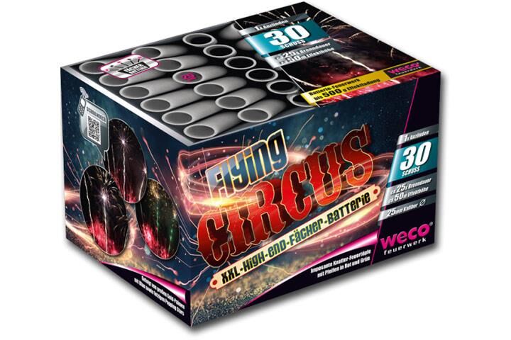 Jetzt Flying Circus 30-Schuss-Feuerwerk-Batterie ab 22.94€ bestellen