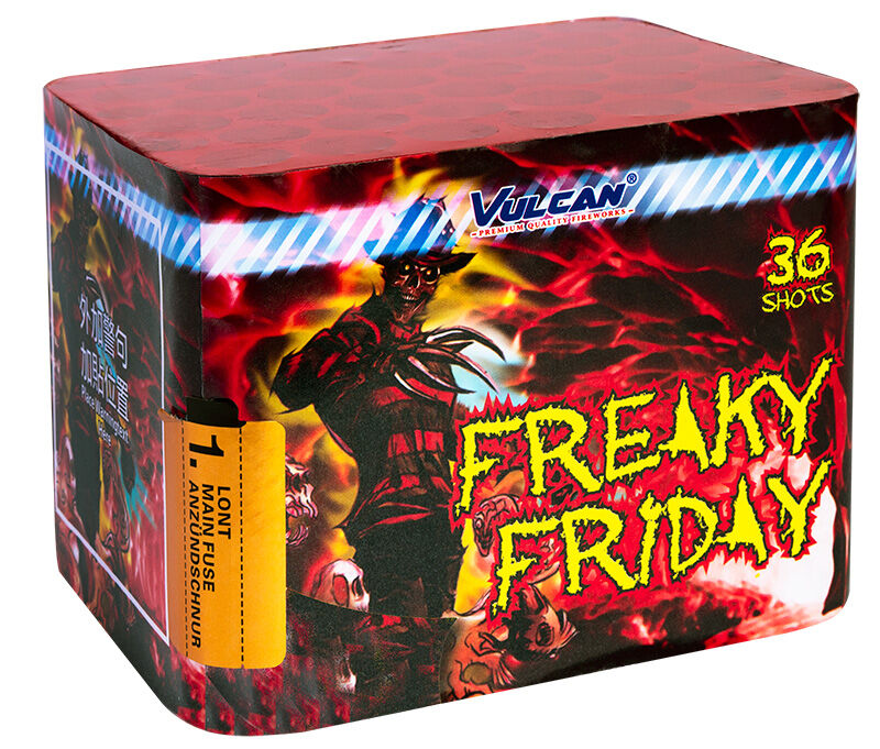 Jetzt Freaky Friday 36-Schuss-Feuerwerk-Batterie ab 16.99€ bestellen