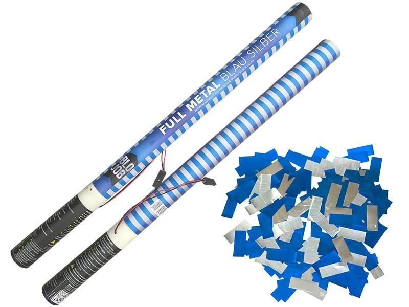 Jetzt Full Metal blau-silber 80cm elektrisch Metallicflitter ab 1.91€ bestellen