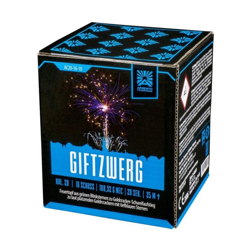 Jetzt Giftzwerg 16-Schuss-Feuerwerk-Batterie ab 10.19€ bestellen