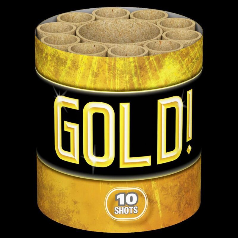 Jetzt Gold! 10-Schuss-Feuerwerk-Batterie ab 4.24€ bestellen