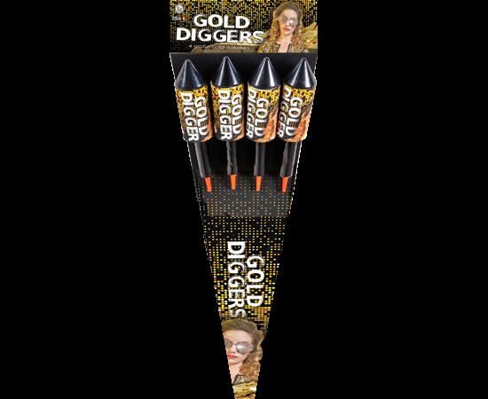 Jetzt Gold Diggers 4-teiliger Feuerwerk-Raketenbeutel ab 9.34€ bestellen