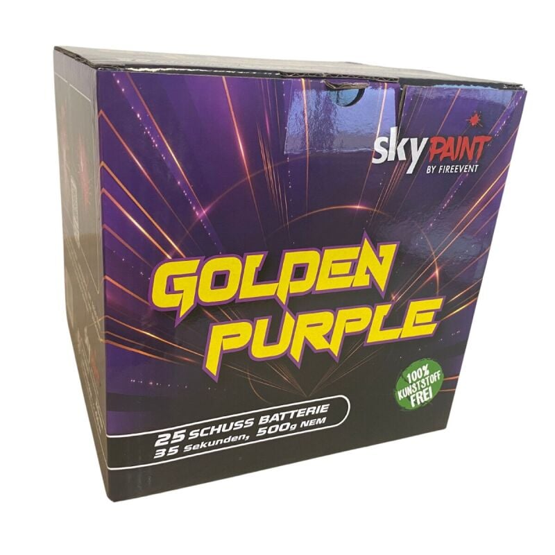 Jetzt Golden Purple 25-Schuss-Feuerwerk-Batterie ab 33.14€ bestellen