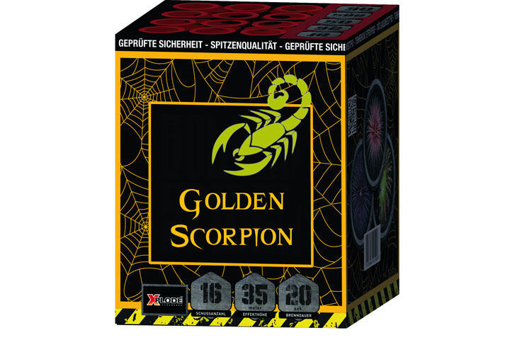 Jetzt Golden Scorpion 16-Schuss-Feuerwerk-Batterie ab 16.14€ bestellen