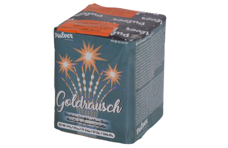 Jetzt Goldrausch 16-Schuss-Feuerwerk-Batterie ab 8.08€ bestellen