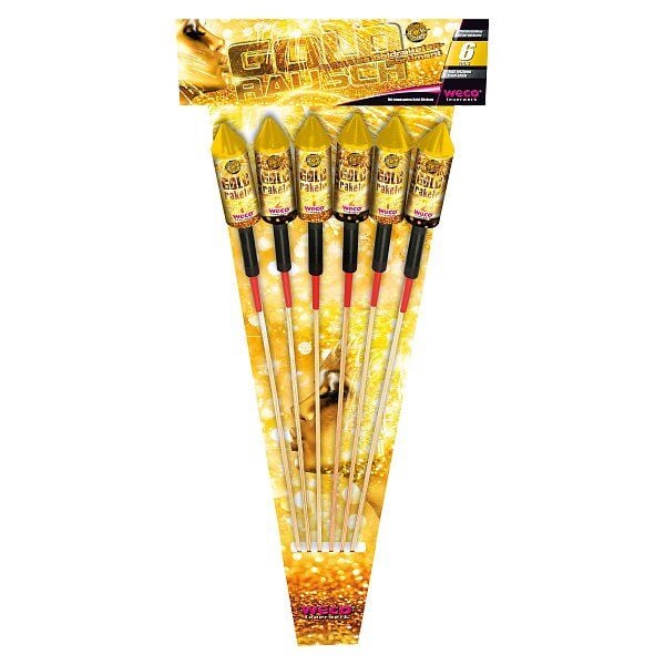 Jetzt Goldrausch 6-teiliges Feuerwerk-Raketensortiment ab 16.14€ bestellen