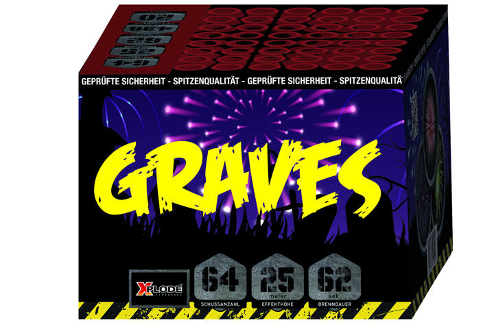 Jetzt Graves 64-Schuss-Feuerwerk-Batterie ab 32.29€ bestellen