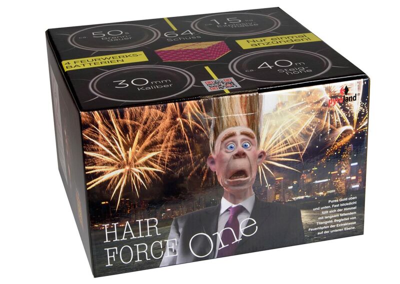 Jetzt Hairforce One 64-Schuss-Feuerwerkverbund ab 89€ bestellen