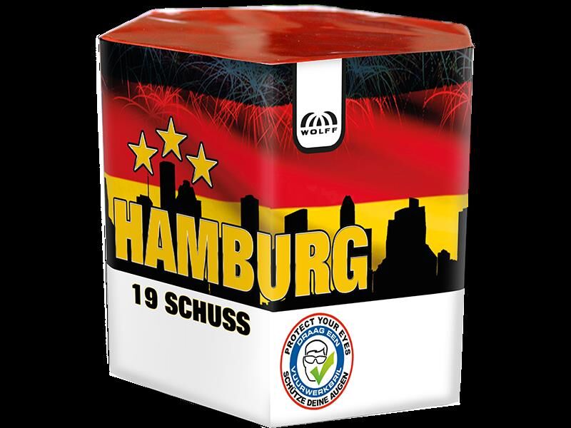 Jetzt Hamburg 19-Schuss-Feuerwerk-Batterie ab 8.49€ bestellen