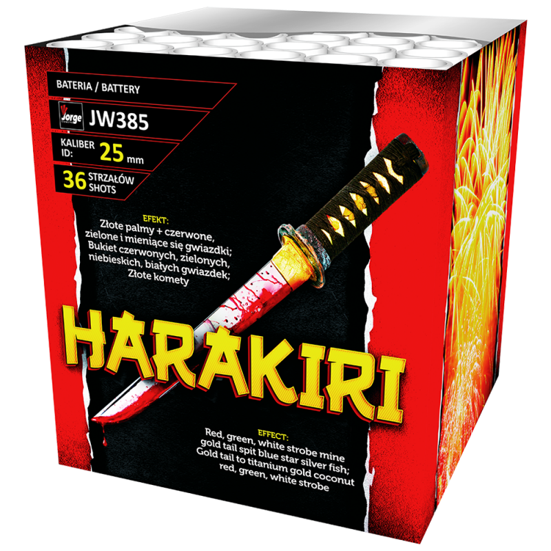 Jetzt Harakiri 36-Schuss-Feuerwerk-Batterie ab 32.29€ bestellen