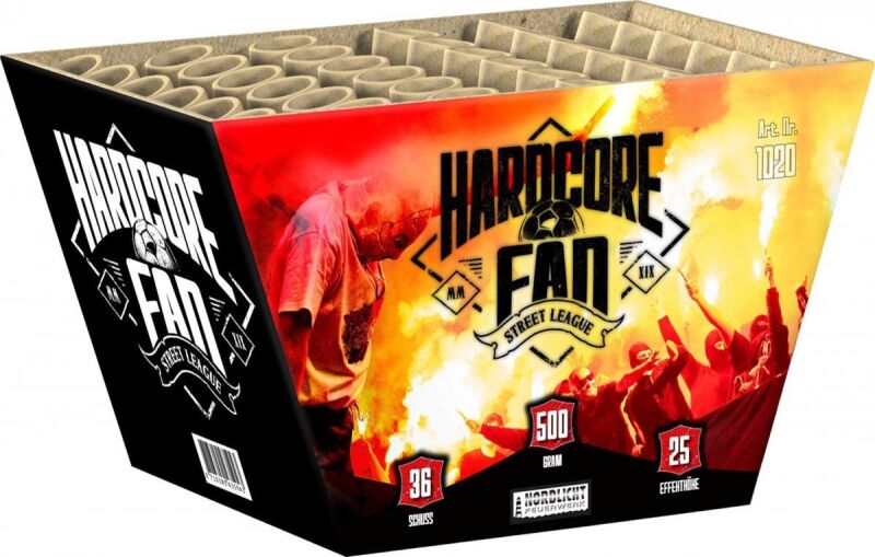 Jetzt Hardcore Fan (blau) 36-Schuss-Feuerwerkbatterie (Stahlkäfig) ab 29.74€ bestellen