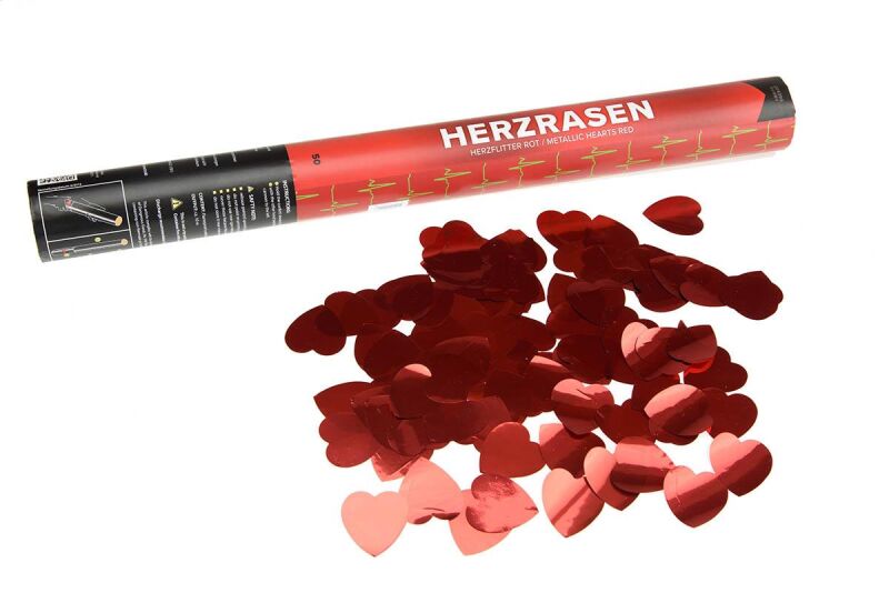 Jetzt Herzrasen 50cm Metallicflitter rot ab 6.29€ bestellen