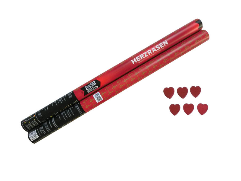 Jetzt Herzrasen 80cm Metallicflitter rot ab 7.19€ bestellen