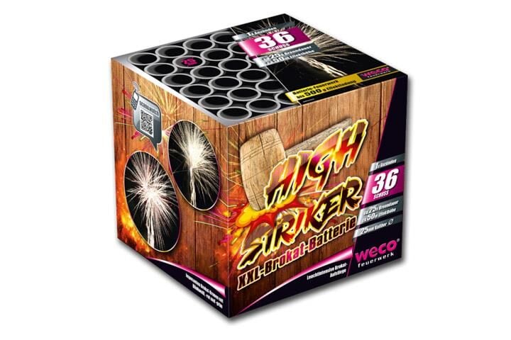 Jetzt High Striker 36-Schuss-Feuerwerk-Batterie ab 25.49€ bestellen