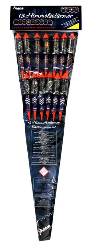 Jetzt Himmelsstürmer 13-teiliges Feuerwerk-Raketensortiment ab 36.99€ bestellen