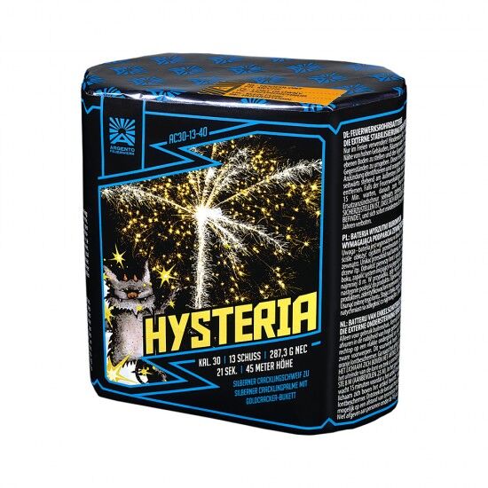 Jetzt Hysteria 13-Schuss-Feuerwerk-Batterie ab 18.69€ bestellen