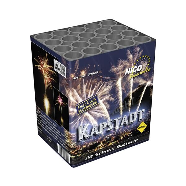 Jetzt Kapstadt 20-Schuss-Feuerwerk-Batterie ab 21.24€ bestellen