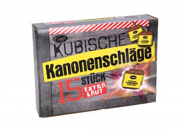 Jetzt Kubische Kanonenschläge Grau 15 Stück ab 9.99€ bestellen