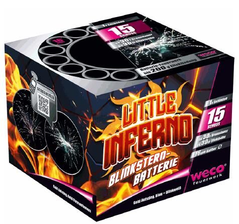 Jetzt Little Inferno 15-Schuss-Feuerwerk-Batterie ab 6.79€ bestellen