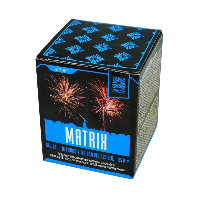 Jetzt Matrix 16-Schuss-Feuerwerk-Batterie ab 10.19€ bestellen