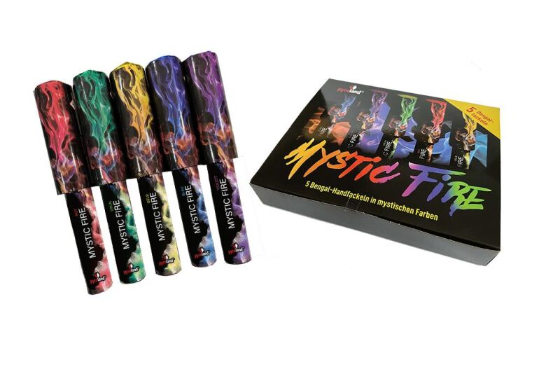 Jetzt Mystic Fire Bengal-Handfackel 5er ab 13.99€ bestellen