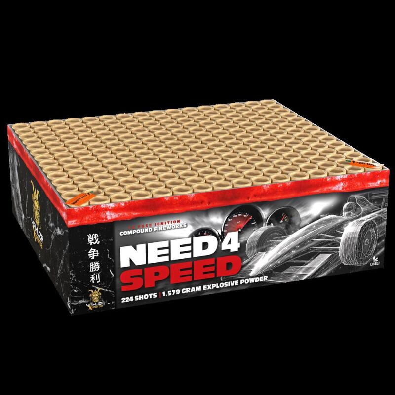 Jetzt Need 4 Speed 224-Schuss-Verbundfeuerwerk ab 106.24€ bestellen