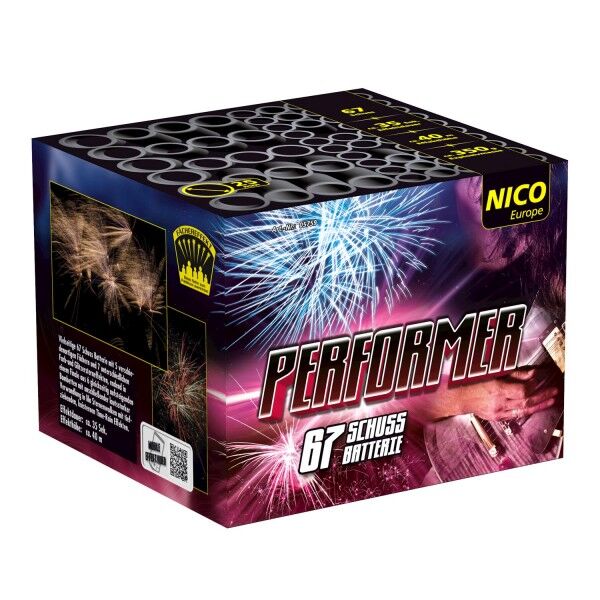 Jetzt Performer 67 Schuss-Feuerwerk-Batterie ab 36.54€ bestellen