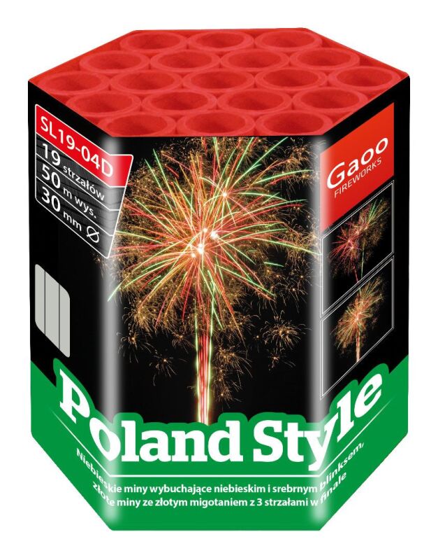 Jetzt Poland Style 19-Schuss-Feuerwerk-Batterie ab 23.79€ bestellen