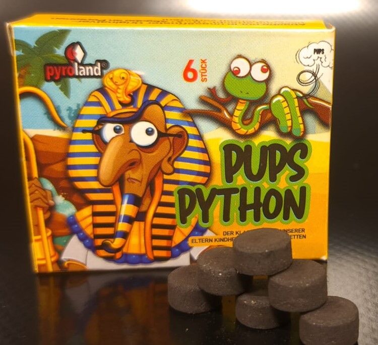 Jetzt Pups Python 6er Schachtel ab 1€ bestellen