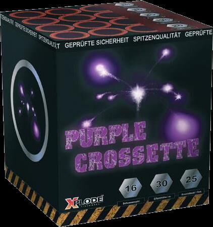 Jetzt Purple Crossette 16-Schuss-Feuerwerkbatterie ab 10.19€ bestellen