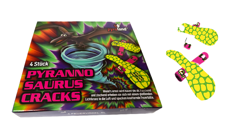 Jetzt Pyranno Saurus Cracks 4er Schachtel ab 4.24€ bestellen