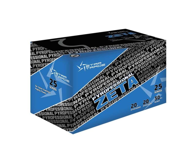 Jetzt Pyrofessional ZETA 25-Schuss-Feuerwerk-Batterie ab 33.99€ bestellen