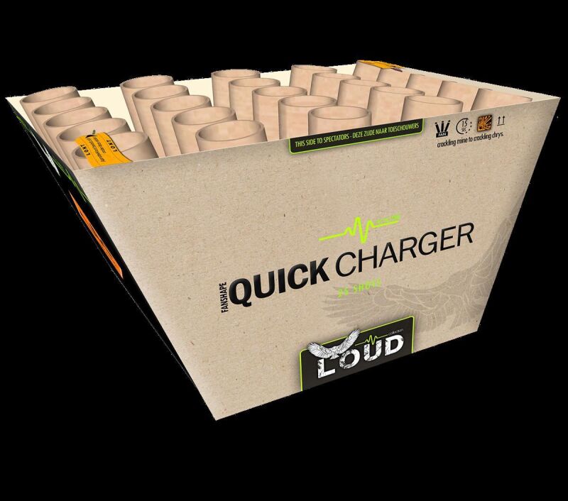 Jetzt Quick Charger 25-Schuss-Feuerwerk-Batterie 8er Pack (Stahlkäfig) ab 251.59€ bestellen