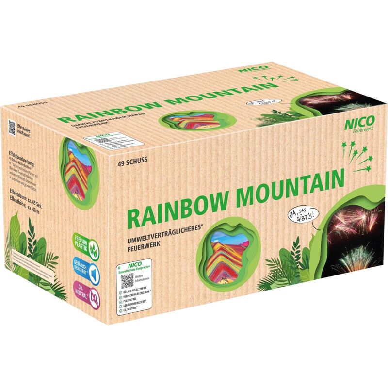 Jetzt Rainbow Mountain 49-Schuss-Feuerwerk-Batterie ab 38.24€ bestellen