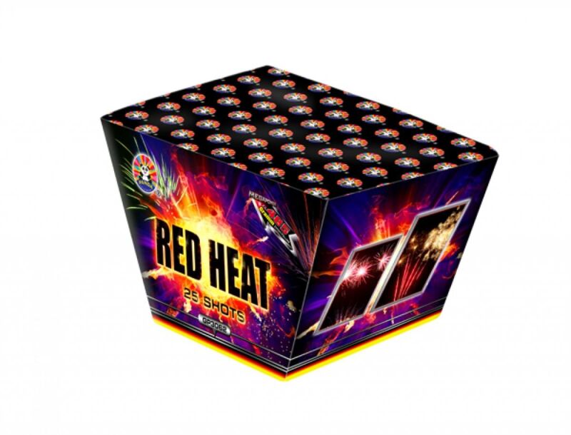 Jetzt Red Heat 25-Schuss-Feuerwerk-Batterie ab 29.74€ bestellen