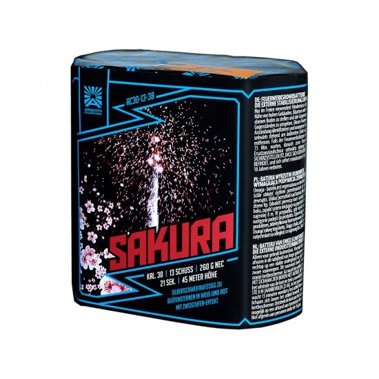 Jetzt Sakura 13-Schuss-Feuerwerk-Batterie ab 22.94€ bestellen