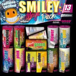 Jetzt Smiley Mega Pack 13-teiliges Fontänen-Sortiment ab 16.99€ bestellen