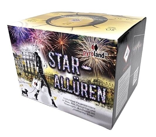 Jetzt Star Allüren 27-Schuss-Feuerwerk-Batterie ab 39.94€ bestellen